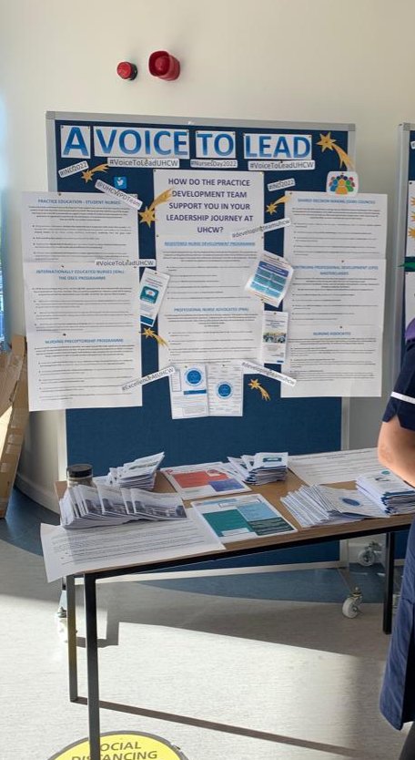 UHCWPDTeam's tweet photo. We had a great time celebrating #IND2022 and highlighting how PDT support all Nurses @nhsuhcw with a #AVoiceToLead yesterday 

We hope all Nurses felt the pride and gratitude that we did listening to everyone speak at the celebration morning and the Cathedral in the afternoon 🤩 https://t.co/vIp2QKThcM