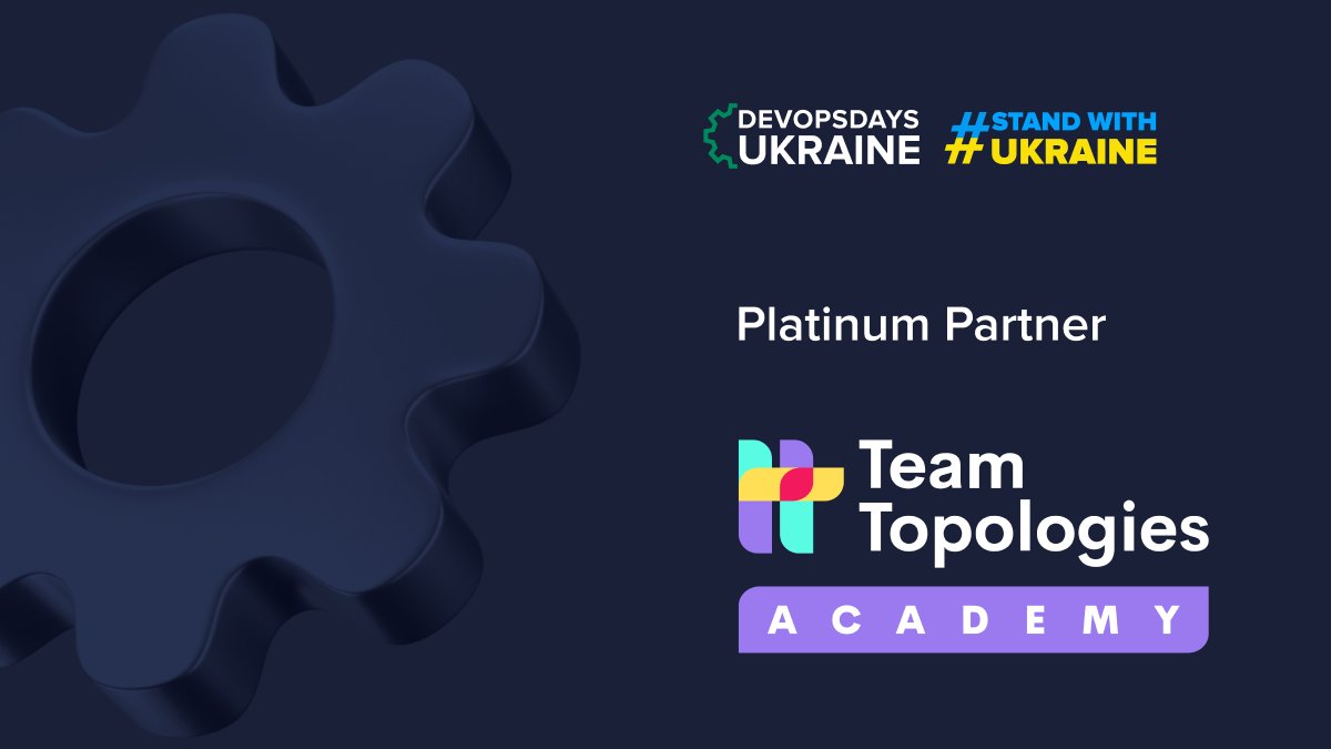 DevOpsDays Kyiv (@devopsdays_kyiv) on Twitter photo We're pleased to have <a href="/TeamTopologies/">Team Topologies</a> as Platinum Partner! Join the Academy to hear about key concepts and techniques for building a successful internal Platform.
🎁All our participants get 15% off all courses and bundles. Promocode: devops-days-ua-15-off
bit.ly/3l9oAP8 We're pleased to have <a href="/TeamTopologies/">Team Topologies</a> as Platinum Partner! Join the Academy to hear about key concepts and techniques for building a successful internal Platform.
🎁All our participants get 15% off all courses and bundles. Promocode: devops-days-ua-15-off
bit.ly/3l9oAP8