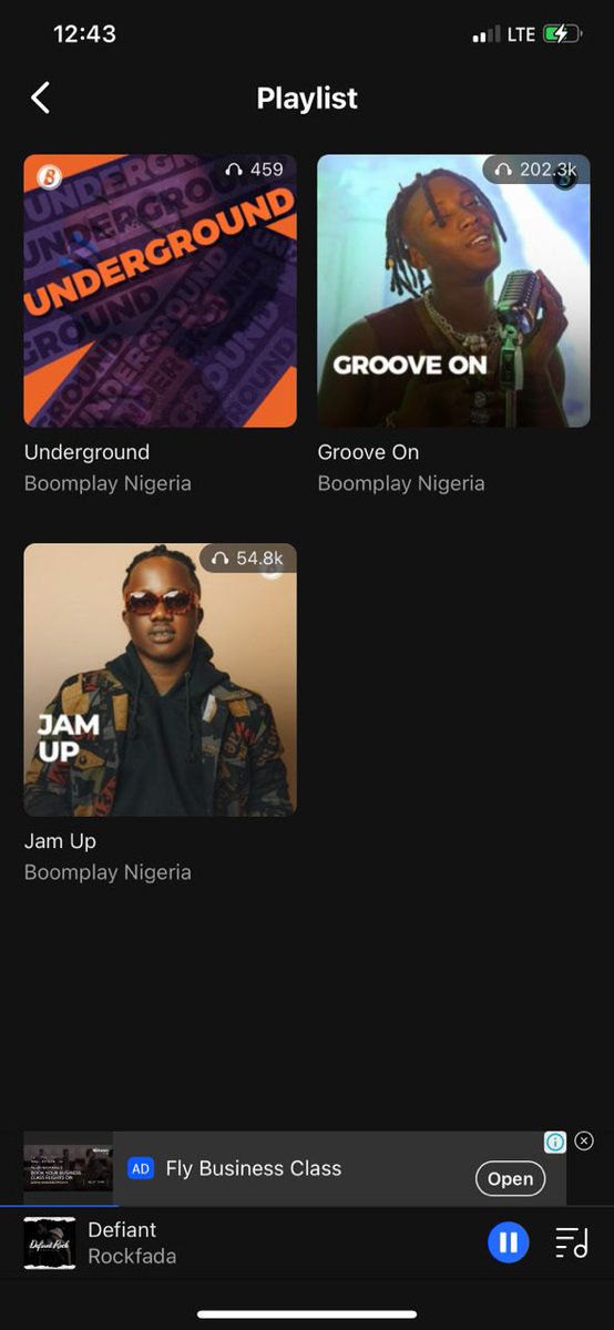 solotone007's tweet photo. We are not sleeping on it #defiantrock Ep is a vibe and @TheRockfada always on 🔥 @BoomplayMusic Playlist is a goal🥳🤩 https://t.co/ZDI2A4ZZXa
