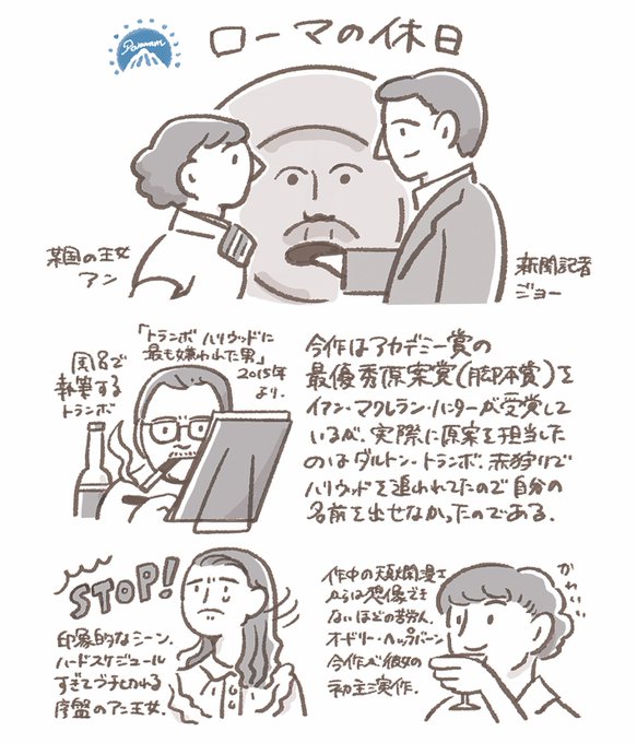 『ローマの休日』1953年

#映画イラスト
#カルチャー自由研究 