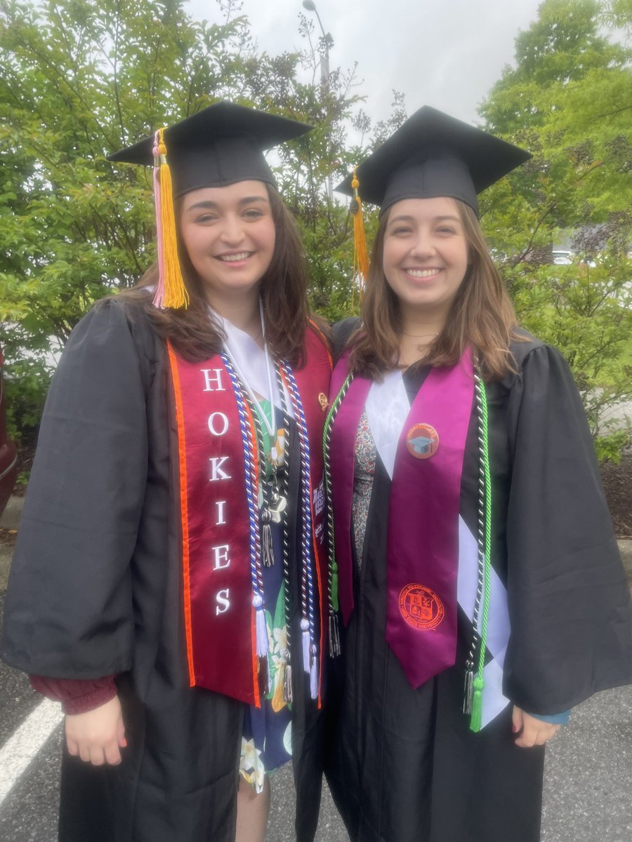 kbjmu's tweet photo. Beyond excited to celebrate these 2 VT grads today. #HokieGrad https://t.co/1RqWiEzVzX