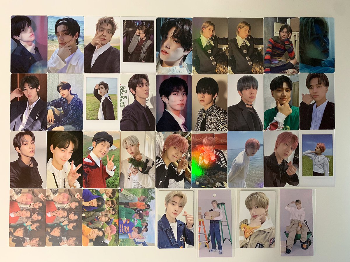 nsda__qa's tweet photo. ENHYPEN トレカ交換 

譲）ジェイク ニキ ソンフン ヒスン ジェイ ジョンウォン ソヌ オール

求）ニキ・ソヌ (エンコネ激求😖💕1枚も持っていない為、全て求めてます！)

ニキ：ラキドロ
ソヌ：essential・儚い・ラキドロ
ニキ・ソヌであれば全て検討します！

レート考慮の為、n:1、1:n可能です💕 https://t.co/xqQFrsgXMb