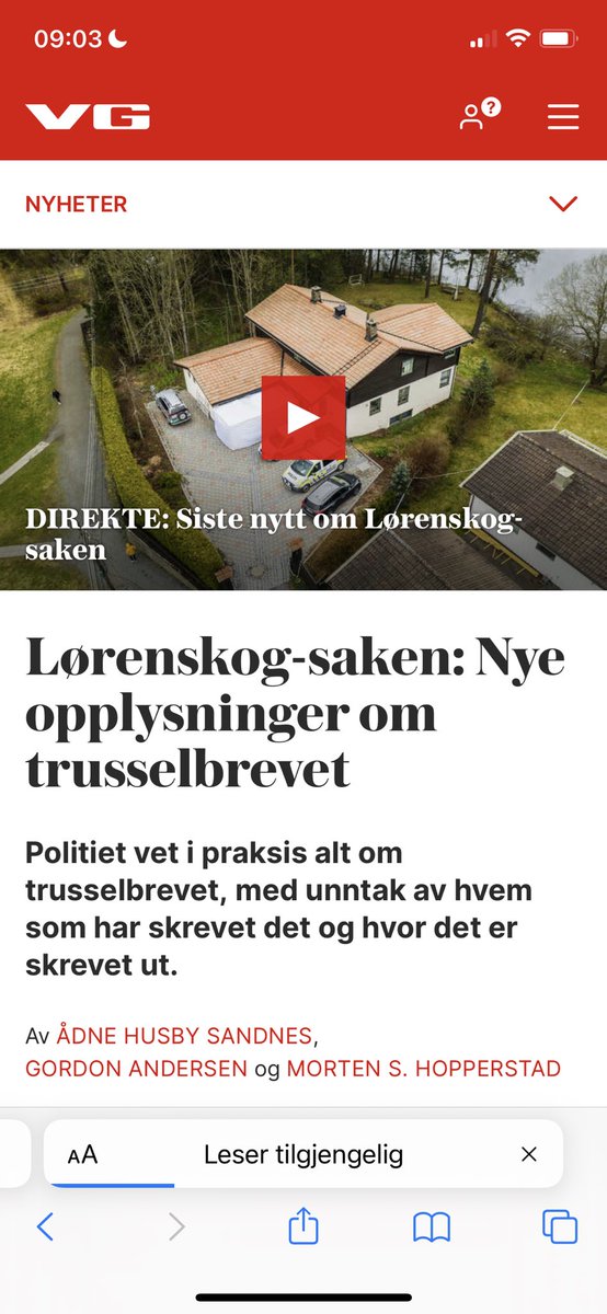 GelandSigne's tweet photo. Politiet går hardt ut i VG og sier at de vet alt om trusselbrevet, UTENOM DET ALLER VIKTIGSTE!! https://t.co/Ia6d6xvmk4