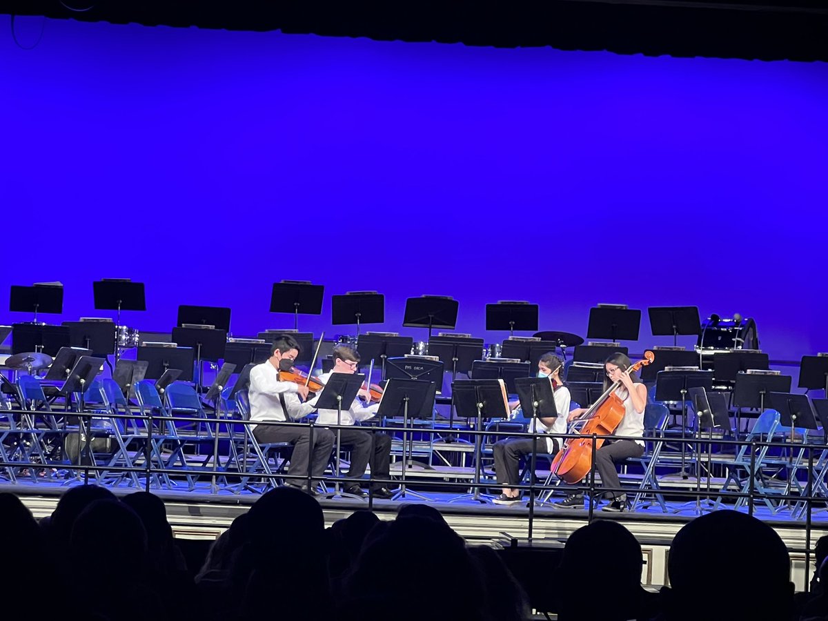 We can’t forget to mention the Jazz Band and and Select Chorus combined performance and our amazing string quartet #PantherProud