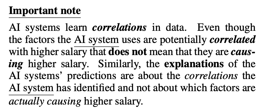 m_tesic's tweet photo. Inspired by the work on misinformation and health warning messaging, we designed a note communicating to the participants the correlational character of AI systems rather than causal.

4/ https://t.co/wlNXHJg3ll