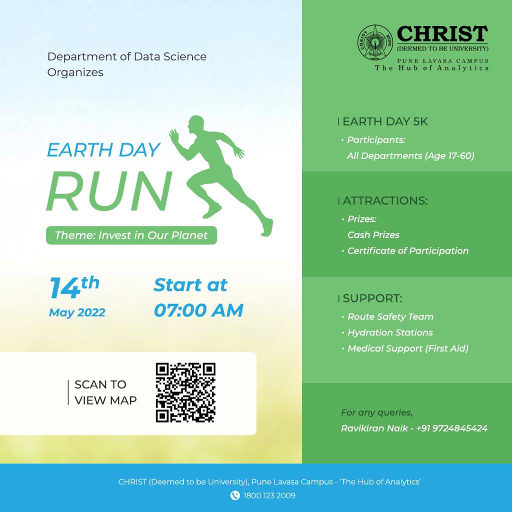 Current_Master's tweet photo. This Earth Day we took a pledge to contribute towards healthy and mindful living, while preserving the planet. 

Join us as we celebrate Earth Day with a 5k run!

@CHRISTLavasa 
@xravinomicsx https://t.co/nocicJoLtu