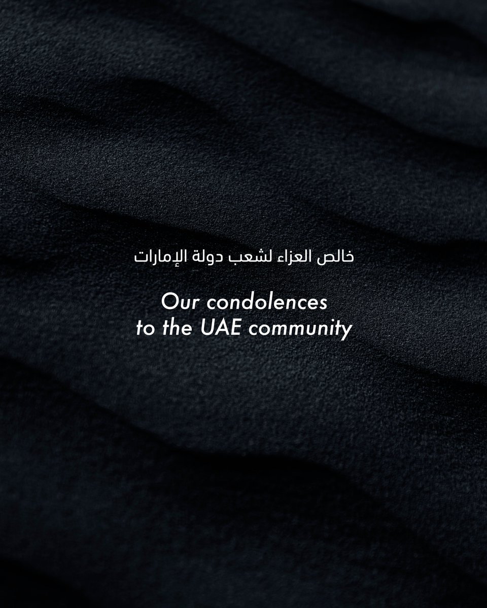 GallegaGlobal's tweet photo. We are deeply saddened by the passing of the UAE President and Ruler of Abu Dhabi His Highness Sheikh Khalifa bin Zayed Al Nahyan may God rest his soul. Our heartfelt condolences to the leadership, the government and the people of the UAE. https://t.co/qTCYeHrZLM