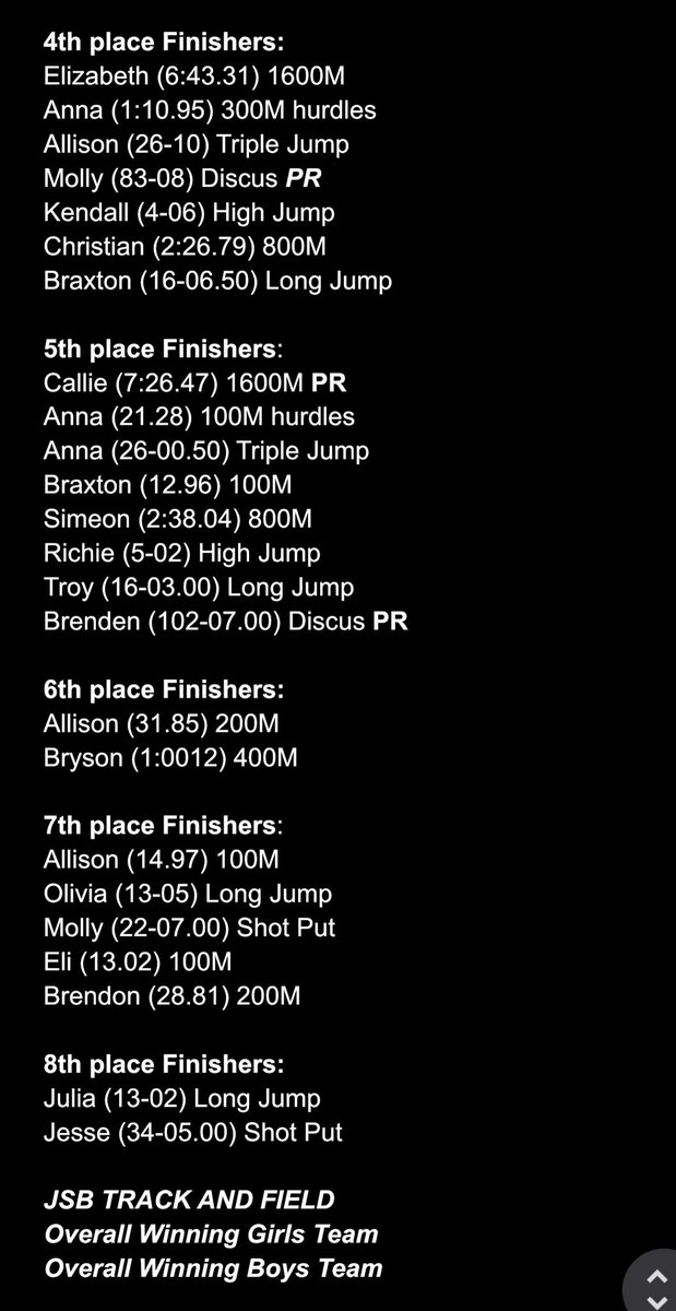 JSB Track & Field tweet media