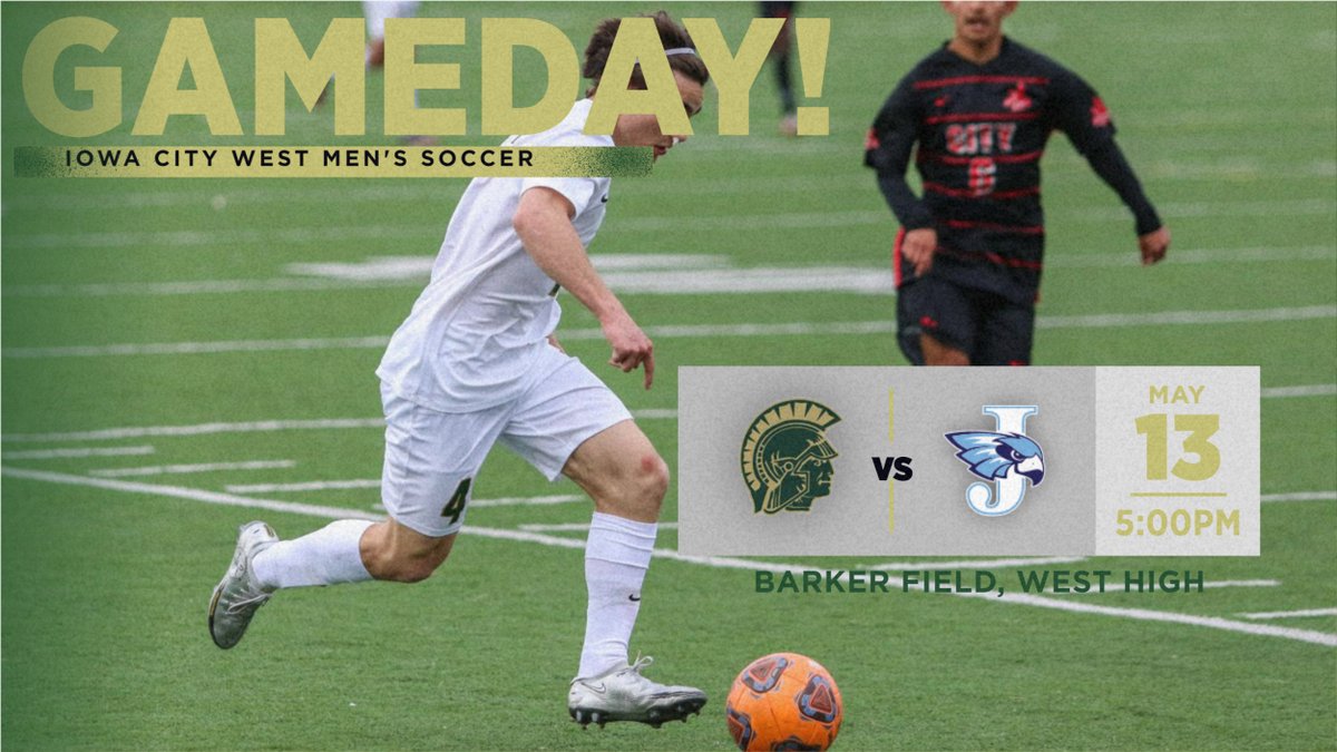 GAMEDAY!
<a href="/BoysWhs/">WHS Boys Soccer</a> host <a href="/CRJHawks/">Thomas Jefferson</a>!
JV1 at 5pm, varsity at 6:45pm