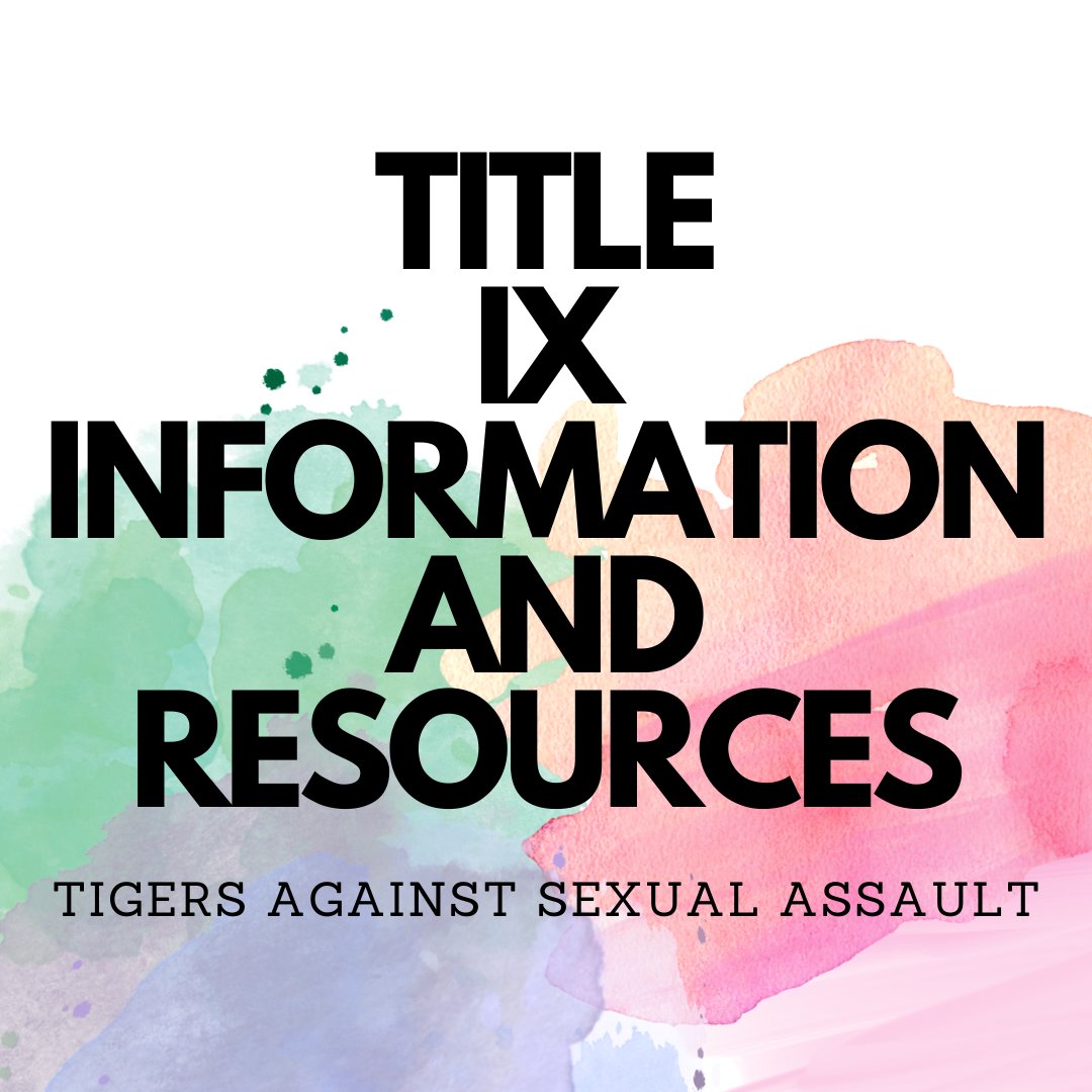 TASA_LSU's tweet photo. As the spring semester comes to an end and you're preparing to enjoy not being on campus for a while, remember to keep updated about Title IX, both on the federal level and in the current state legislature. With hard work and loud voices, we can bring an end
(1/2) https://t.co/kAdi727NJD