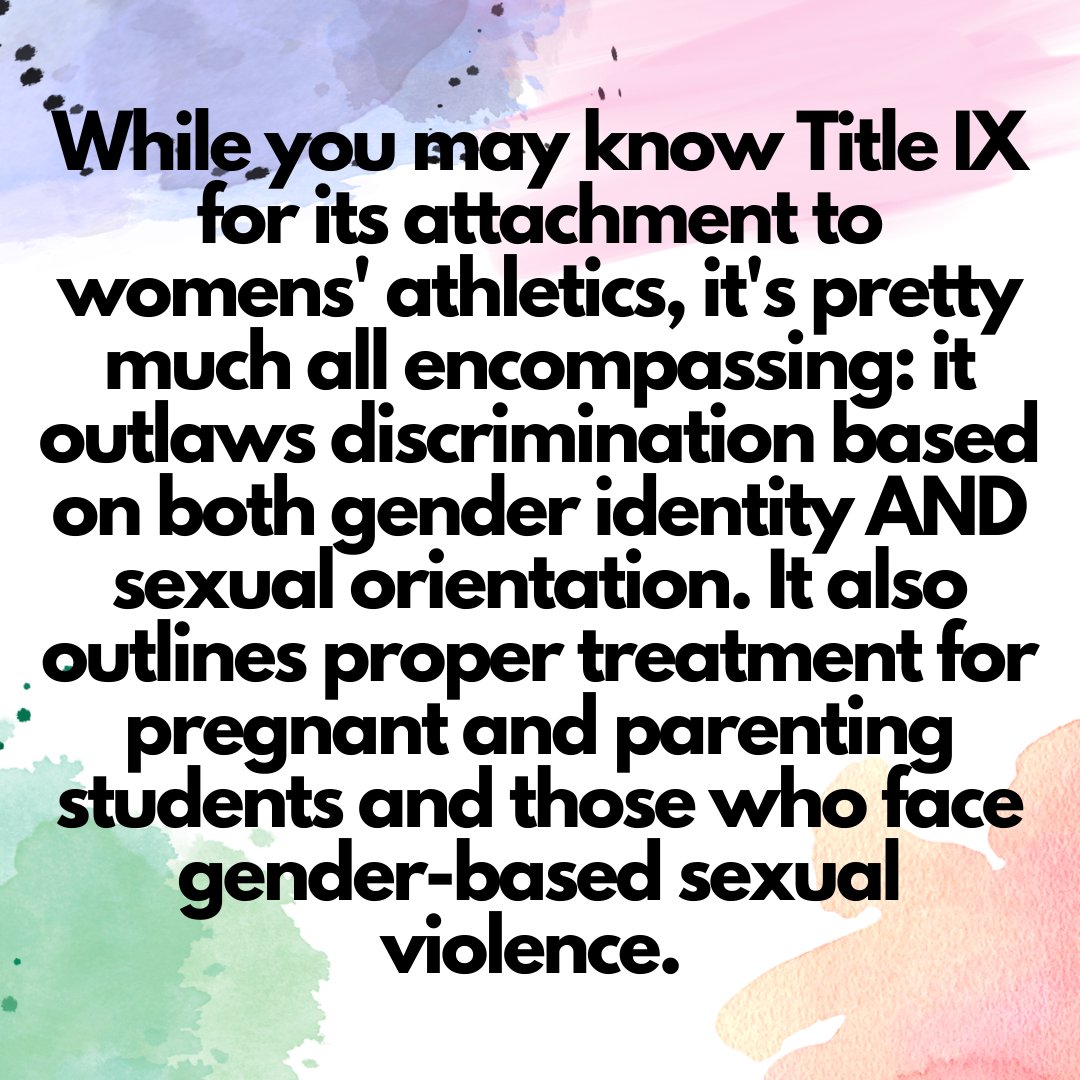 TASA_LSU's tweet photo. As the spring semester comes to an end and you're preparing to enjoy not being on campus for a while, remember to keep updated about Title IX, both on the federal level and in the current state legislature. With hard work and loud voices, we can bring an end
(1/2) https://t.co/kAdi727NJD