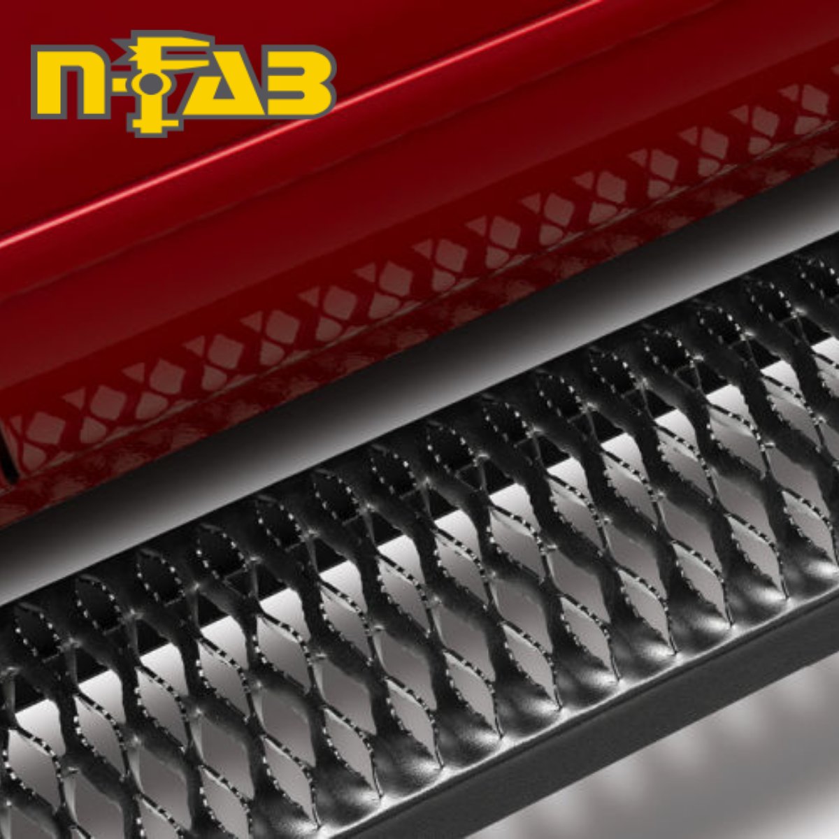 OfficialFTParts's tweet photo. N-Fab’s Growler Running Boards provides a clean yet aggressive look for your vehicle while the tread design allows for ultimate traction in any condition. #nfab #gofullthrottle https://t.co/5GLe8OrVcj