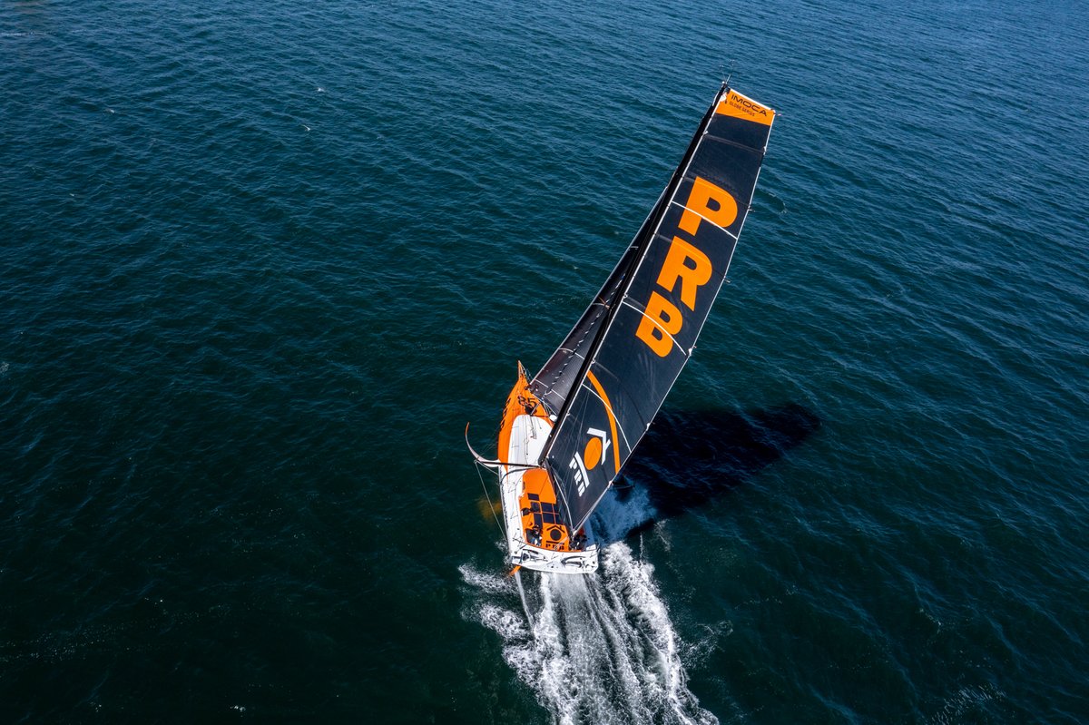 💥 Première navigation pour l’IMOCA PRB aujourd’hui ! Quel bonheur de découvrir les sensations à bord de ce nouveau bateau 🤩 📸 polaRYSE #PRBVoile | @prbfrance @ImocaGS @VendeeGlobe