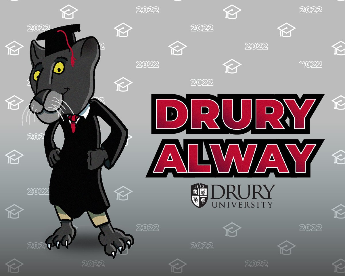 DruryUniversity's tweet photo. It’s commencement weekend, Panthers!
Congratulations to our graduate-level and Drury GO students turning their tassels today and our day school students making the walk tomorrow.
#DruryGrad #DruryAlumni #DruryAlway https://t.co/pFcvpzeyJc