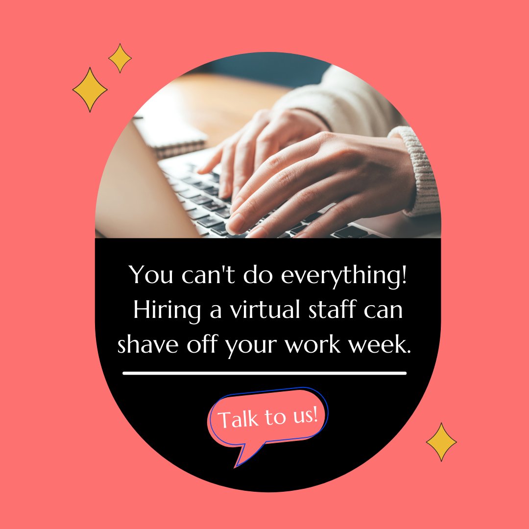 BerryVirtual's tweet photo. Refocus your time and efforts to what you do best! #virtualassistant #virtualassistantservices https://t.co/CGaodFsRDN