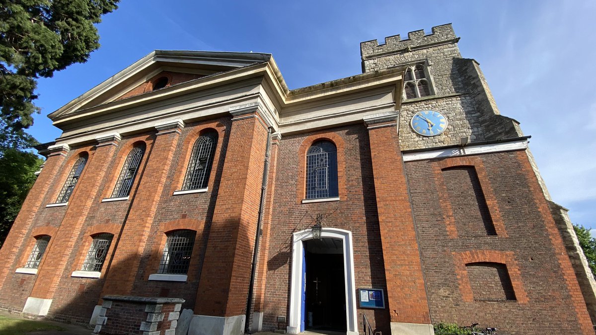 Well @StMarysTwick looking good ahead of our centenary gala with blue skies for our reception afterwards