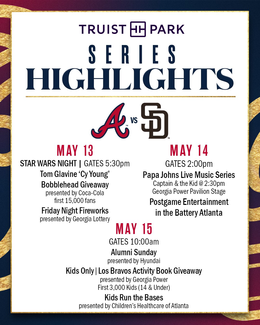 Atlanta Braves on Twitter "RT TruistPark This weekend at the