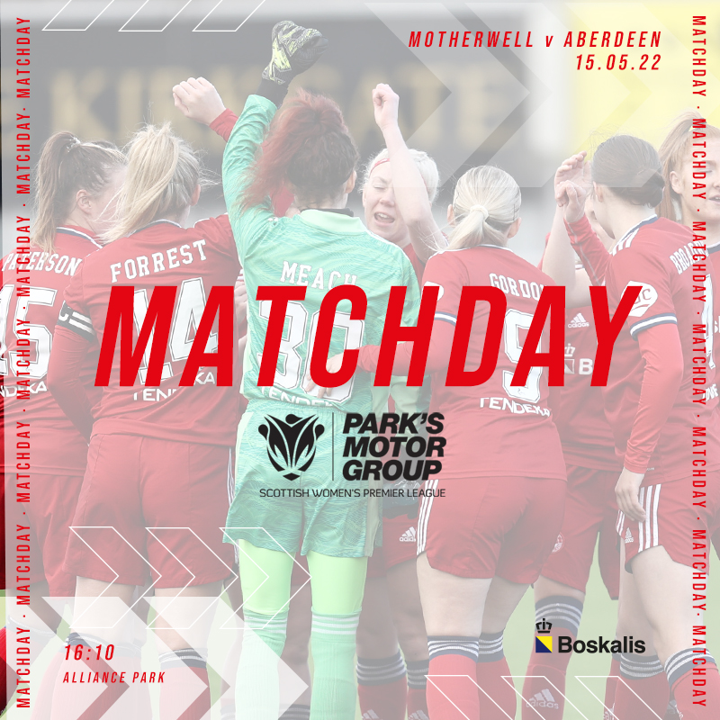 AberdeenWomen's tweet photo. π΄ It's Matchday! π΄
It's our final match of the season as we take on Motherwell. COYR!
#StandFree | #ParksSWPL1 https://t.co/KFjHl6YUUT