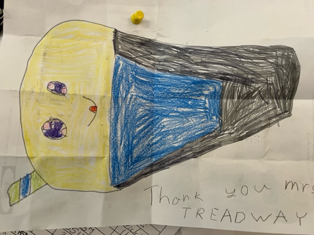 Working with 2nd graders on Apple Keynote today. A student made this for me... ❤️#everyonecancreate #AppleLearningCoach <a href="/AppleEDU/">Apple Education</a>