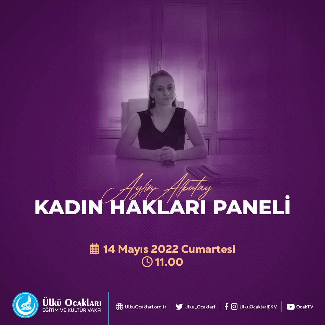 KURT_BAKISI_9's tweet photo. Ülkü Ocakları olarak eş cinayetine kurban verdiğimiz Asenamız Aylin Alkutay'ın adını taşıyan kadın hakları paneli, çevrimiçi video konferans yoluyla gerçekleştirilecektir.

🗓️ 14.05.2022
🕙 11.00

Panel sonunda sertifikaya hak kazanmak için 👇
https://t.co/EthazHM56i https://t.co/7rfZHIKNqv