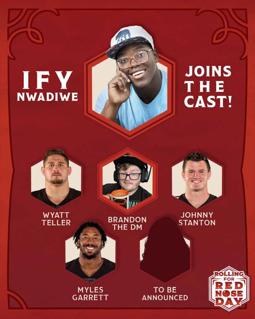 johnnystantoniv's tweet image. Buff nerd @IfyNwadiwe joins the fight!

Join us May 26th at 8pm EDT to watch this undoubtedly chaotic live event to benefit @RedNoseDayUSA!!

Twitch.tv/thecantripcast