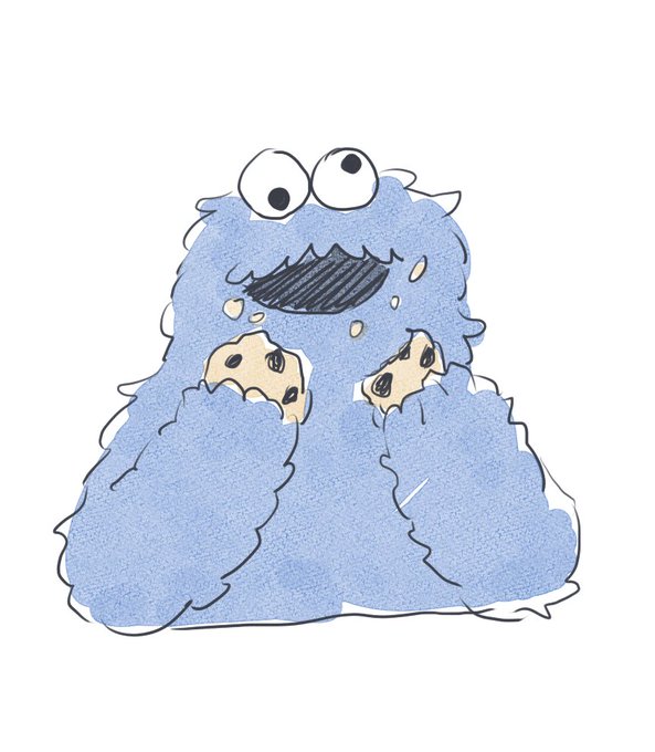 クッキーモンスターのtwitterイラスト検索結果 古い順