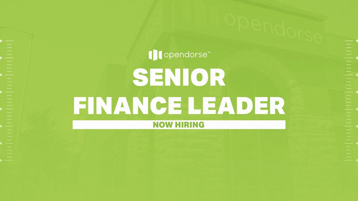 Kunalic's tweet photo. .@opendorse is looking to add a Sr. Finance Leader to our leadership team and are interested in ppl w/:

+ executive leadership experience
+ experience in tech or high growth startups
+ e-commerce/marketplace background

Reach out to @taylorasmus or DM me if you know a great fit! https://t.co/yWyO5FhNA9