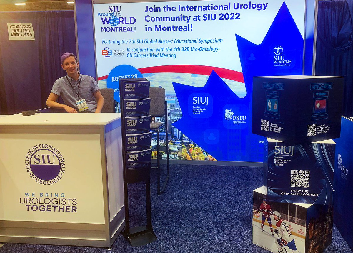 SIU_urology's tweet photo. It's the first day of the #AUA22 exhibit! We are all set up and so excited to meet you at our booth #1958! Don't forget to stop by, and find out more about all the exciting SIU Activities! See you there!
#SIUWorld #SIU2022 #SIUAcademy #FSIU #uCARE https://t.co/Ujw3EwE4LV