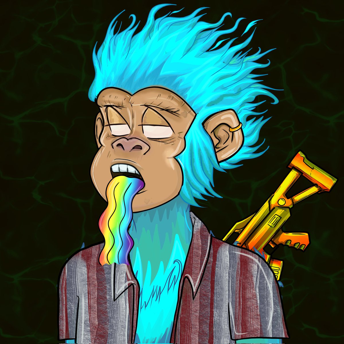 Snagged my first nuked ape! Glad to be part of the <a href="/StonedApeCrew/">Stoned Ape Crew</a> fam! ❤️