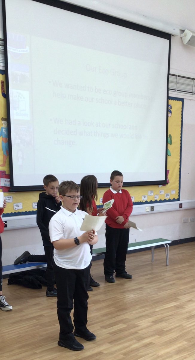 AntoninePrimary's tweet photo. Today the Eco Committee spoke at our assemblies to share the fantastic work that they have been doing this year. They also launched their competition for our children to create their very own Antonine Eco Mascot. We canβt wait to see the entries! #mightyvoice #robinrespect https://t.co/EC5dtwpfaj