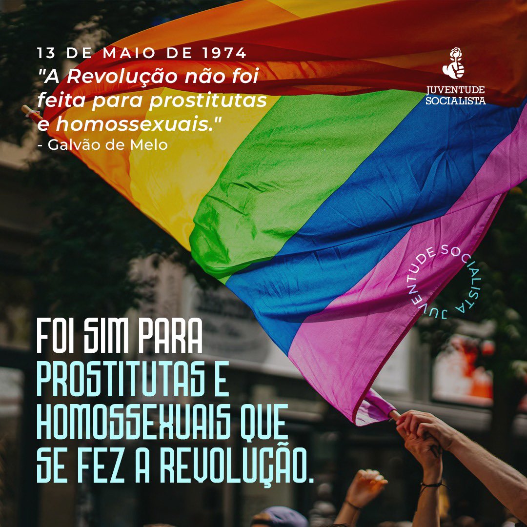 JSCascais's tweet photo. A 13 de maio de 1974, o Diário de Lisboa publica o manifesto do Movimento de Ação Homossexual Revolucionária.

Galvão de Melo, membro do Conselho de Revolução afirmou, em reação: “Não foi para prostitutas e homossexuais que se fez a revolução.” https://t.co/hCX4WELaAJ