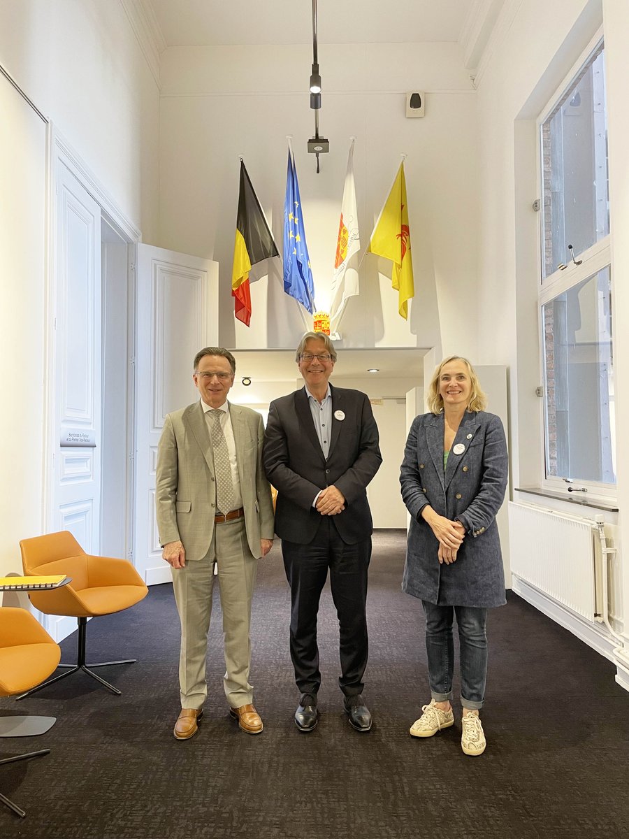 UniversiteLiege's tweet photo. Nice meeting today with the @erasmusuni delegation of the European University @UNIC_EU in which ULiège is taking part. Nice discussions and exchanges on this ambitious European alliance which combines #education and #research.
@EUErasmusPlus @HorizonEU https://t.co/wQeORo9FfD