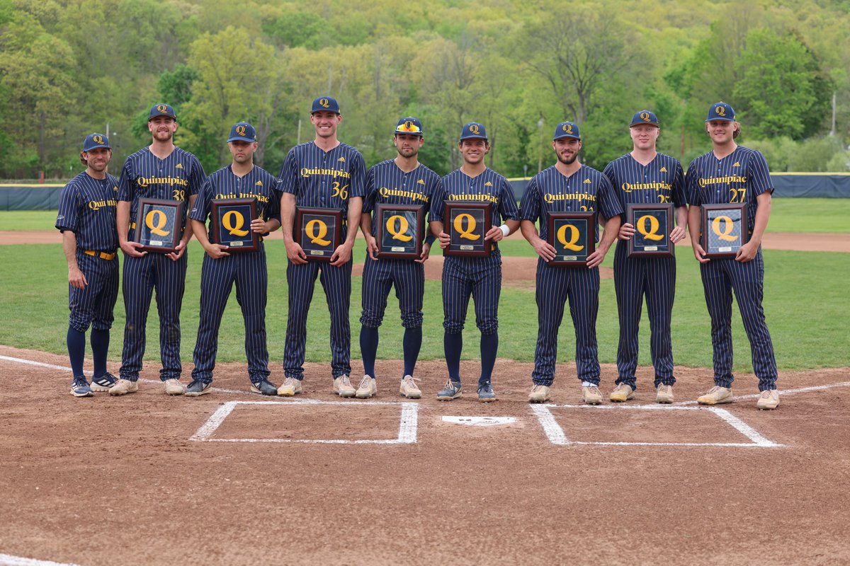 TheQBaseball's tweet photo. Thank you seniors 💙 https://t.co/oWP2zK7oYr