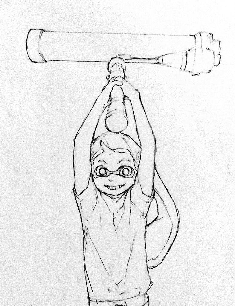 仕事に行きたくなくて描いてる(逃避) 