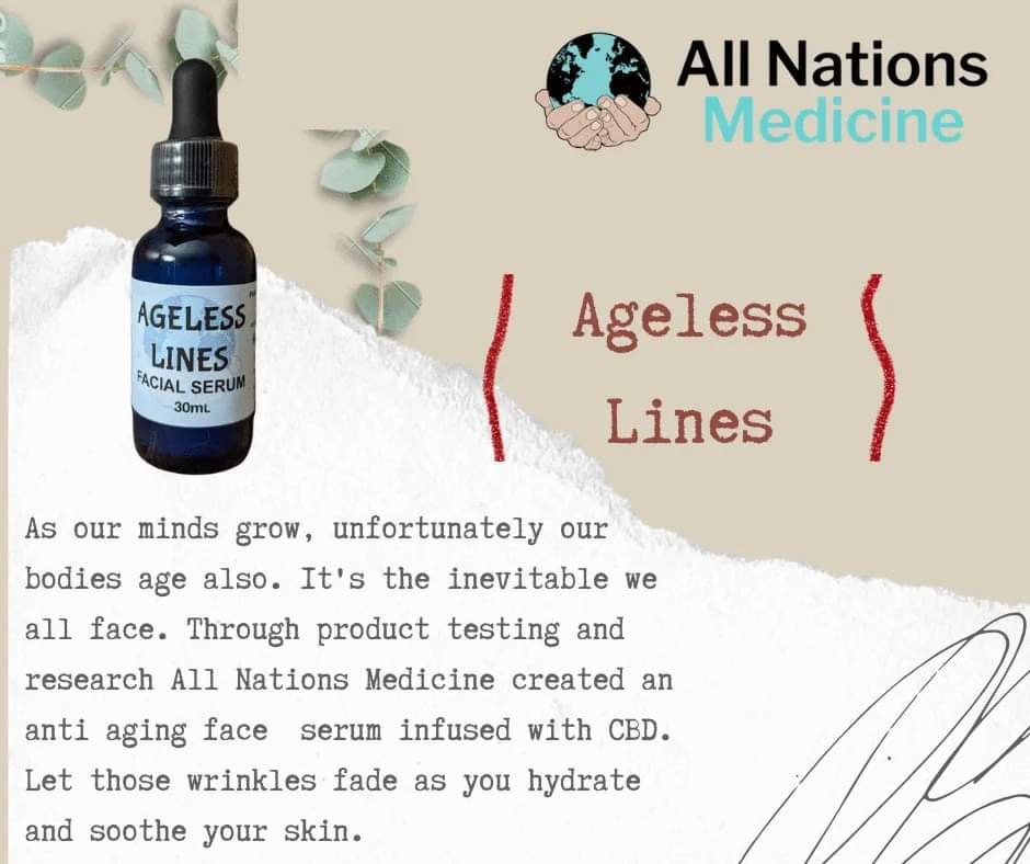 Feeling like you've tried everything to fade those wrinkles? You can stop looking! We have created the perfect blend to fade those unwanted wrinkles &amp; smooth the skin with our New Ageless Lines product!
#Allnationsmedicine #Aglesslines #CBD #Smoothskin #wrinklefree
