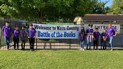 CastleSTEAM's tweet photo. We are proud of our Castle Knights for participating in #battleofthebooks. Shoutout to @Mrs_Estrada_5th and @malissaraphoon for the extra work to give our students the opportunity. Four of our students were on the top scoring teams, way. to. go. knights! #wearepbv #castlesteam https://t.co/cQRF69G3bC
