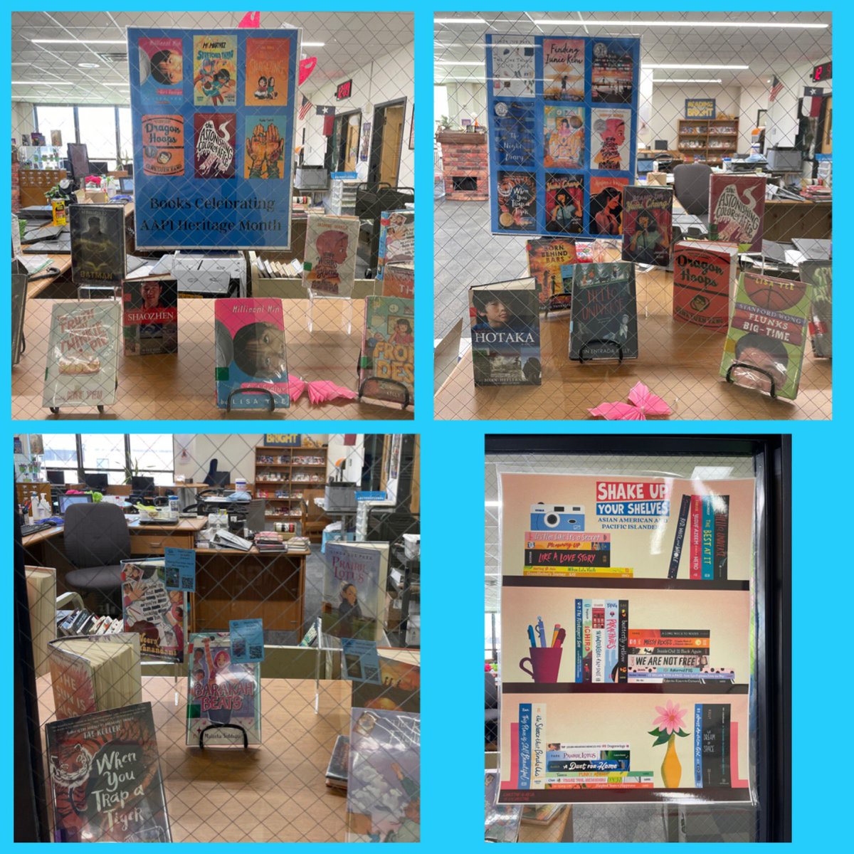 arpedigo's tweet image. May is #AAPIHeritageMonth.  This book display is available all month for everyone to enjoy.  Come check out one of these books today! #cfblibraries #talonterritory @cfbLongFalcons