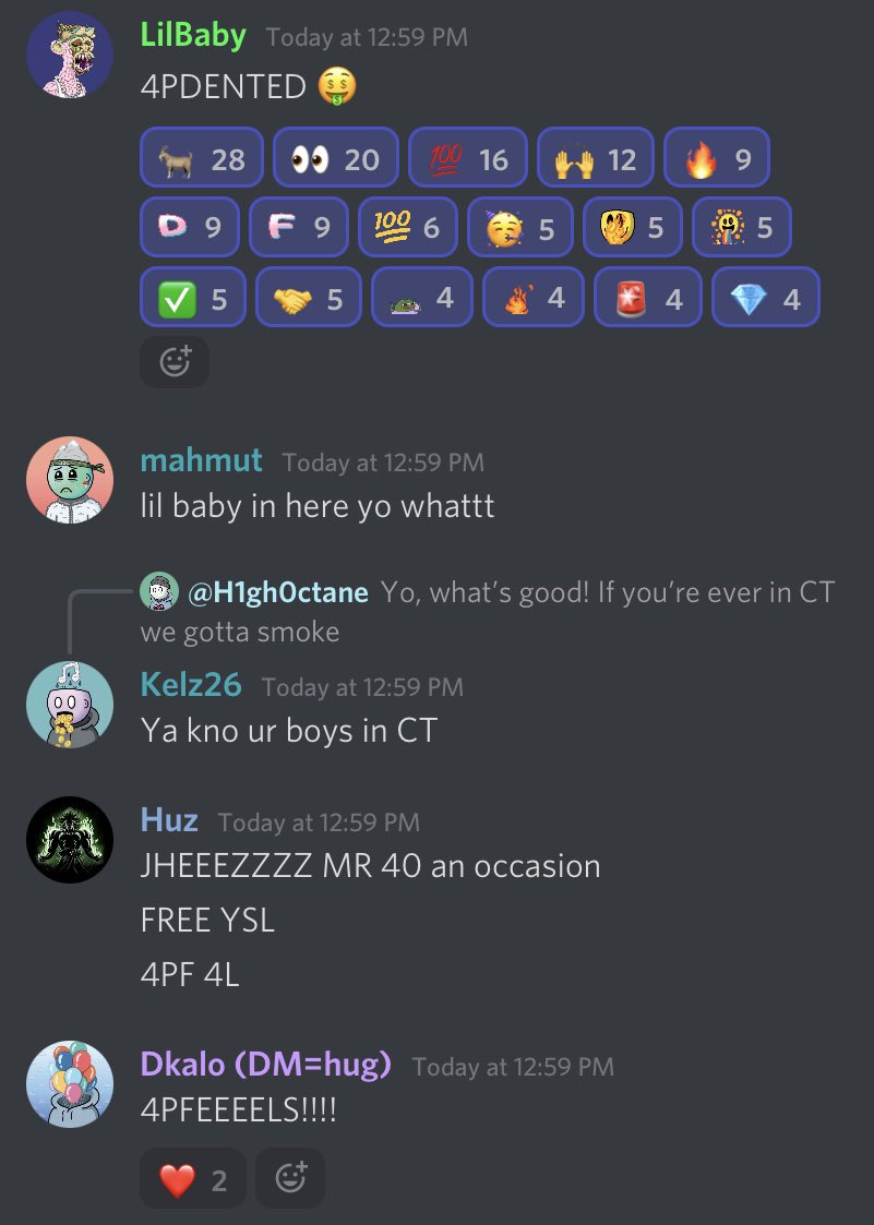 ICanPlug's tweet image. 4PDENTED 🤝🚨 
@DentedFeelsNFT x @lilbaby4PF 

Y’all ready for Baby to hop in VC later?