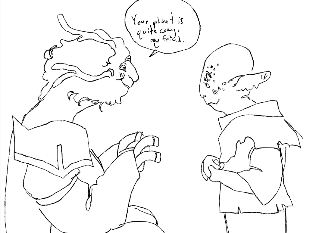 outer wilds spoilers ?
i know its against the rules of but i like drawing solanum and the protag hanging out. on timber hearth. little friends
