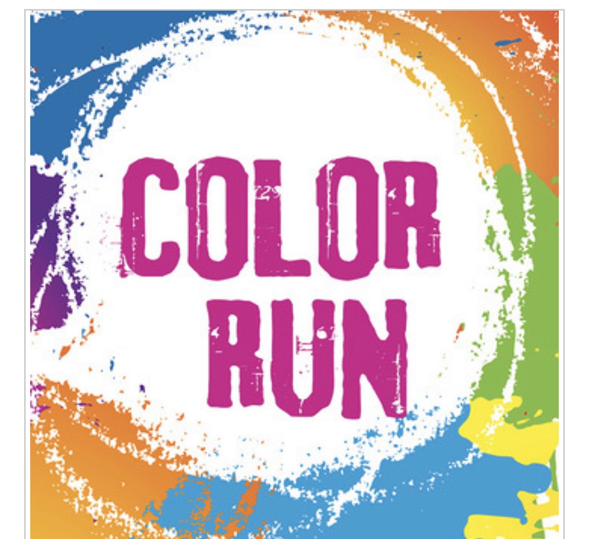 PTOBradleyGard's tweet photo. Reminder- The Color Run is scheduled for this evening at 7pm on the Bradley Gardens Field. Walk on Registrations will be accepted.  Hope to see you there! https://t.co/mKipKm7Vm3