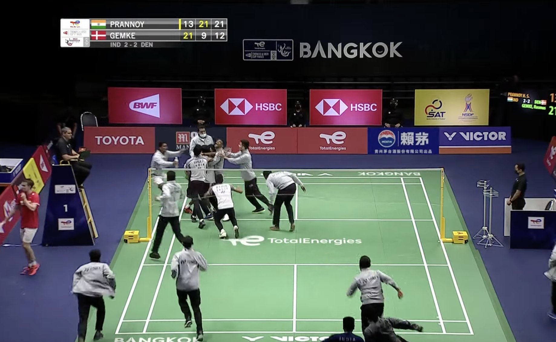 thomas cup live time