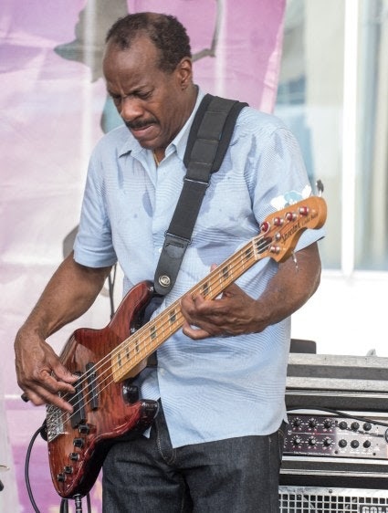 "The Lagniappe stage gradually filled up for a powerful set of Americana songs from Shannon McNally.  She hired a crack rhythm section that featured Tony Hall on bass, Raymond Weber on drums and “Papa” John Gros on keys." - @JazzFest Review