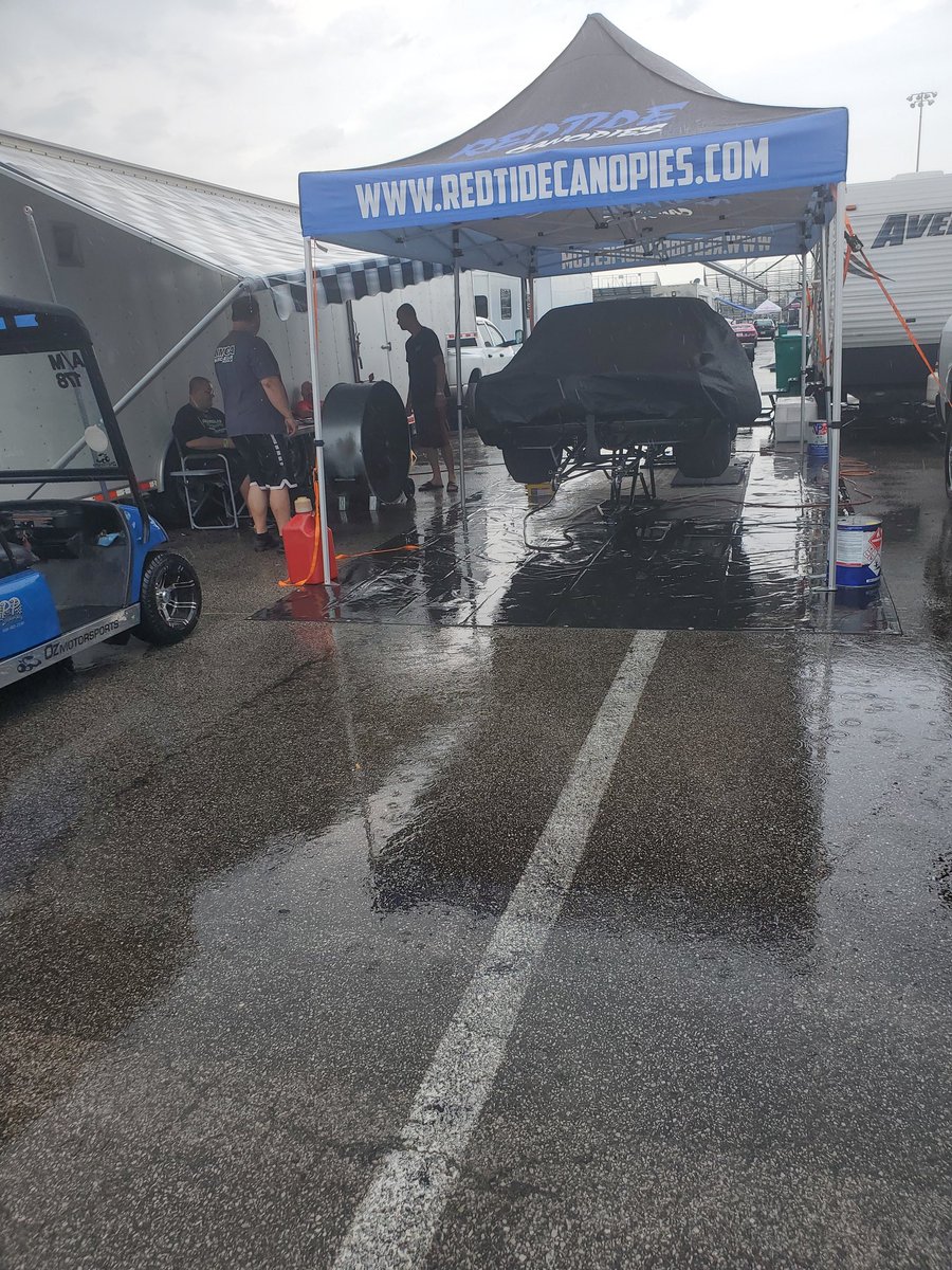Sitting in a Rain Delay is never fun
