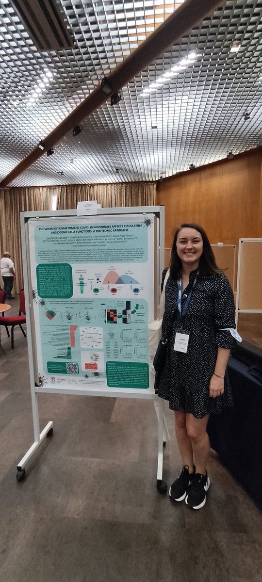 CellTherapy82's tweet photo. At the 2nd joint meeting of Spanish, French and Portuguese Proteomics Societies. @LuciaBeC got a diploma for her poster related to our latest publication in #COVID19 .
Great to be back to @SEProt_Oficial  conferences!! @LuciaBeC @MCDuran10 @Inibicacadiz https://t.co/uDxLE84zOX