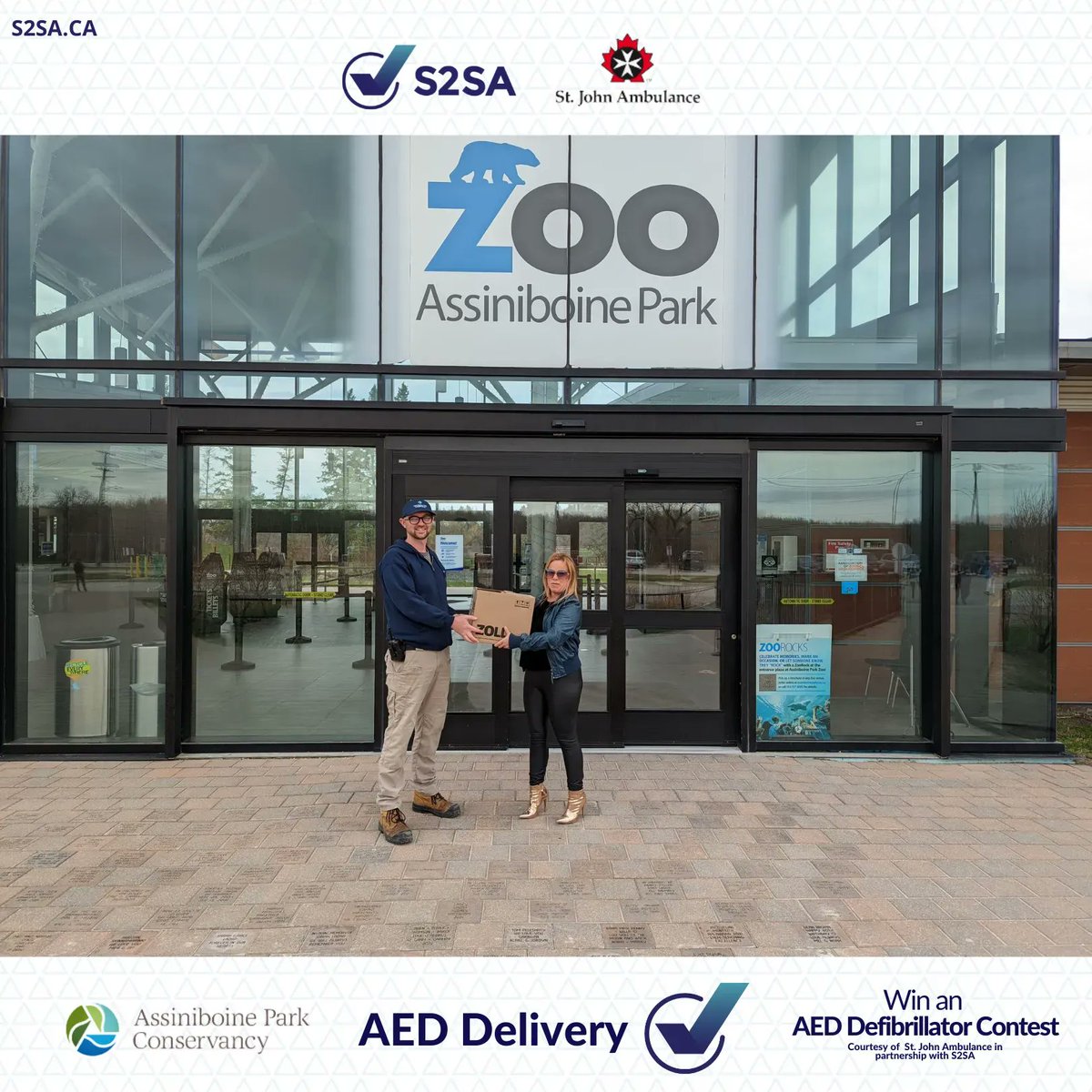 S2SA_MB's tweet photo. We delivered the AED (Courtesy of St. John Ambulance Manitoba in partnership with S2SA) won by Assiniboine Conservancy at the 2022 Safety Services Manitoba Occupational Health & Safety Conference.
#Safety #SafetyConference #s2sa #OHS #health #OHSconference #SafetySimplified https://t.co/x0GqsO6leW
