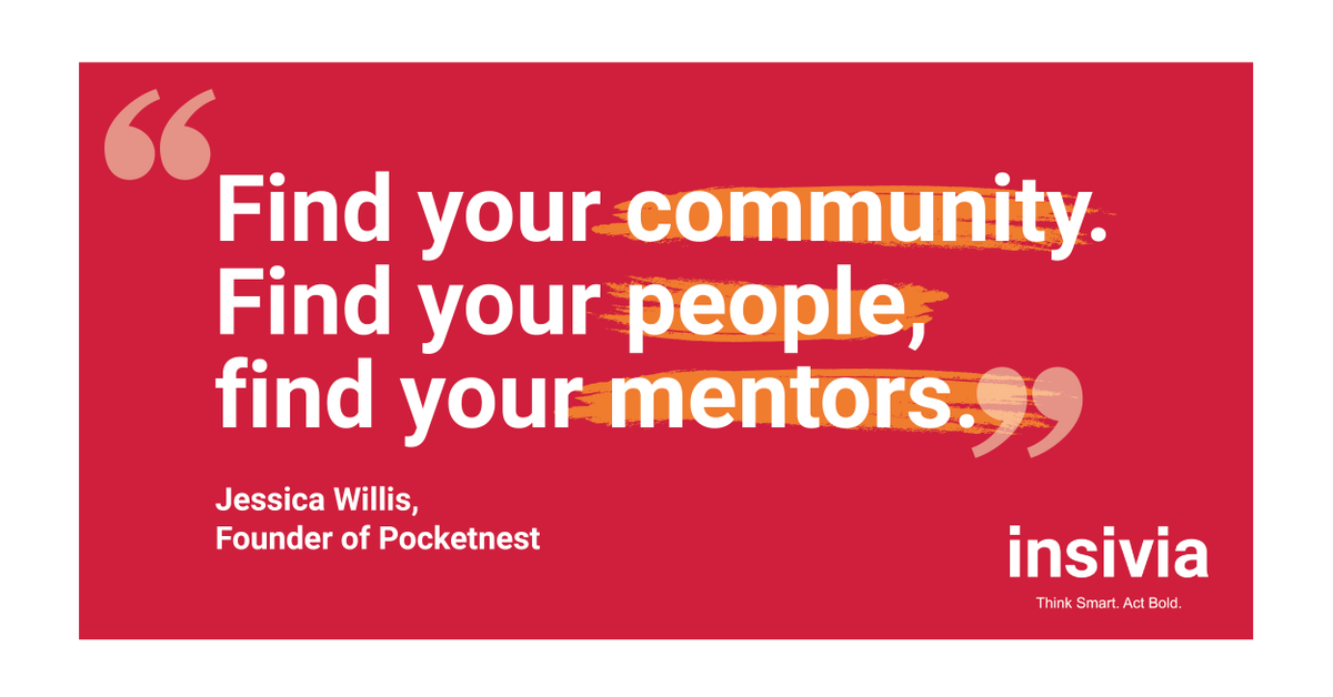 insivia's tweet photo. Wherever you fit in, it's crucial to have people around you to help you down the road! Watch the entire #SaaSFounderShow episode featuring @jessmwillis, the founder of @PocketNest ➡️ https://t.co/8jLbt42oaV #insivia #thinksmart #actbold #SaaSFounders https://t.co/RhYcMtfqRK