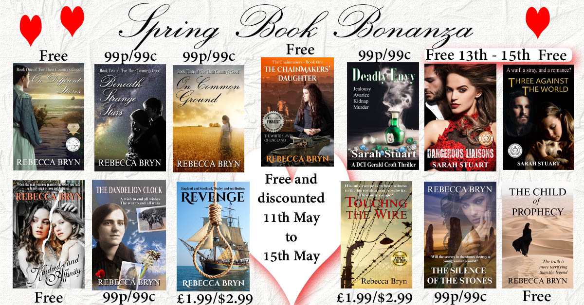 sasspip's tweet photo. Fill your Kindle for #free or #bargain prices!
Historical & Contemporary
Steamy-hot, Christian, Police Thrillers, Sea-faring nations at war, & Dystopian tales.
Stories of courage, hope, love, adventure, and passion.
https://t.co/izX0uAVLJ0
https://t.co/fX70VeI65U
#RTUS https://t.co/u1zYMkIIby