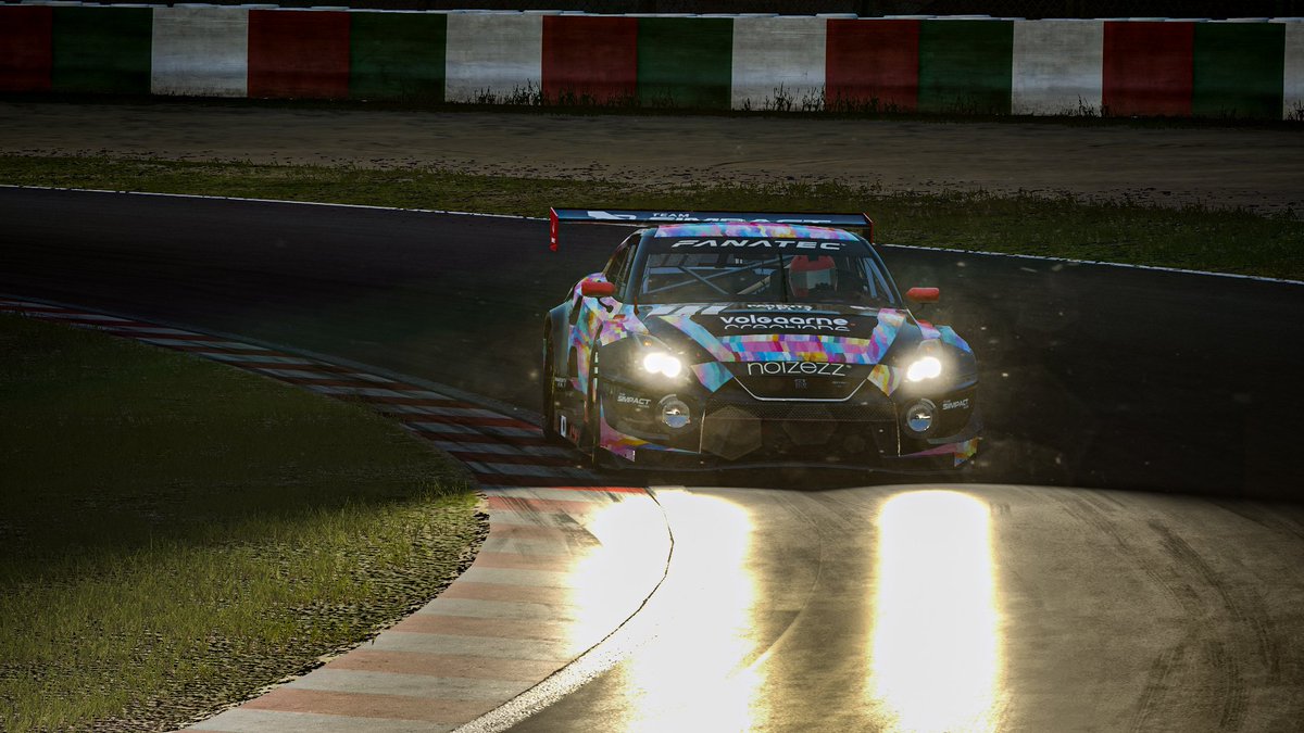 SimpactOfficial's tweet photo. Simracing tasks are back for us🔥
Our driver @TSRJemuzuTenshi will participate at @NewbridgeES multiclass race this night, with more than 70 cars into the grid, at Suzuka using Simpact "Godzilla" R35 for the occasion! https://t.co/b2XHZVXYwO