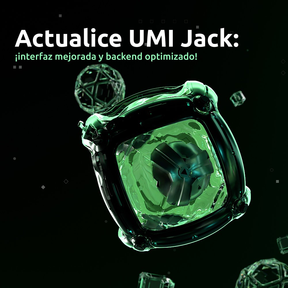 SpainUmi's tweet photo. ✅ Hoy, lanzamos otra actualización de UMI Jack, haciéndolo aún mejor. Refinamos la interfaz, agregamos una mesa de juego horizontal, optimizamos el back-end e introducimos otras mejoras técnicas.

👉 Asegúrese de visitar UMI Jack renovado: https://t.co/HwnTkQnVfh. https://t.co/rRxvlW7zCi