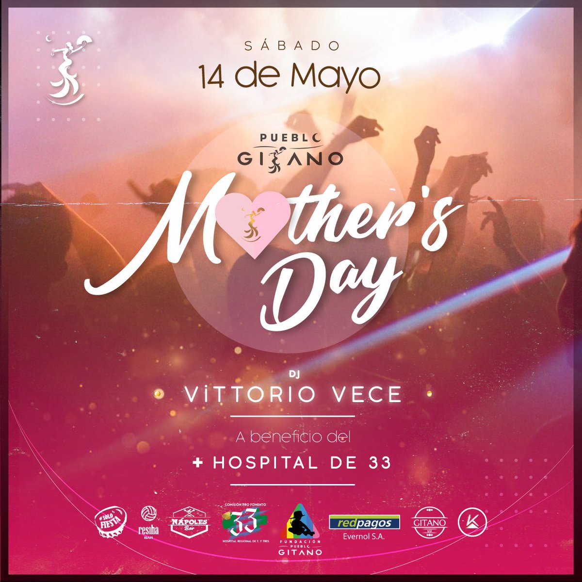 pueblo_gitano33's tweet photo. SÁBADO 14 de MAYO 

Estamos de nuevo 🤩🕺🏻💃🏻👵🏻🙌🏼

👉🏽Recibimos el día de la madre bailando hasta el amanecer con toda la música de nuestro amigo Dj @_vittoriovece 

Rtw Y Mg, participas por el sorteo de Free Pass https://t.co/c67Ovx9qKT